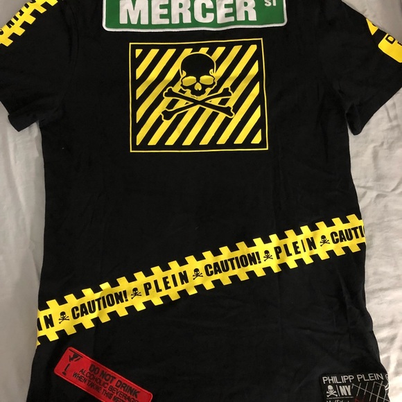 Philipp plein t shirt caution new arrivals